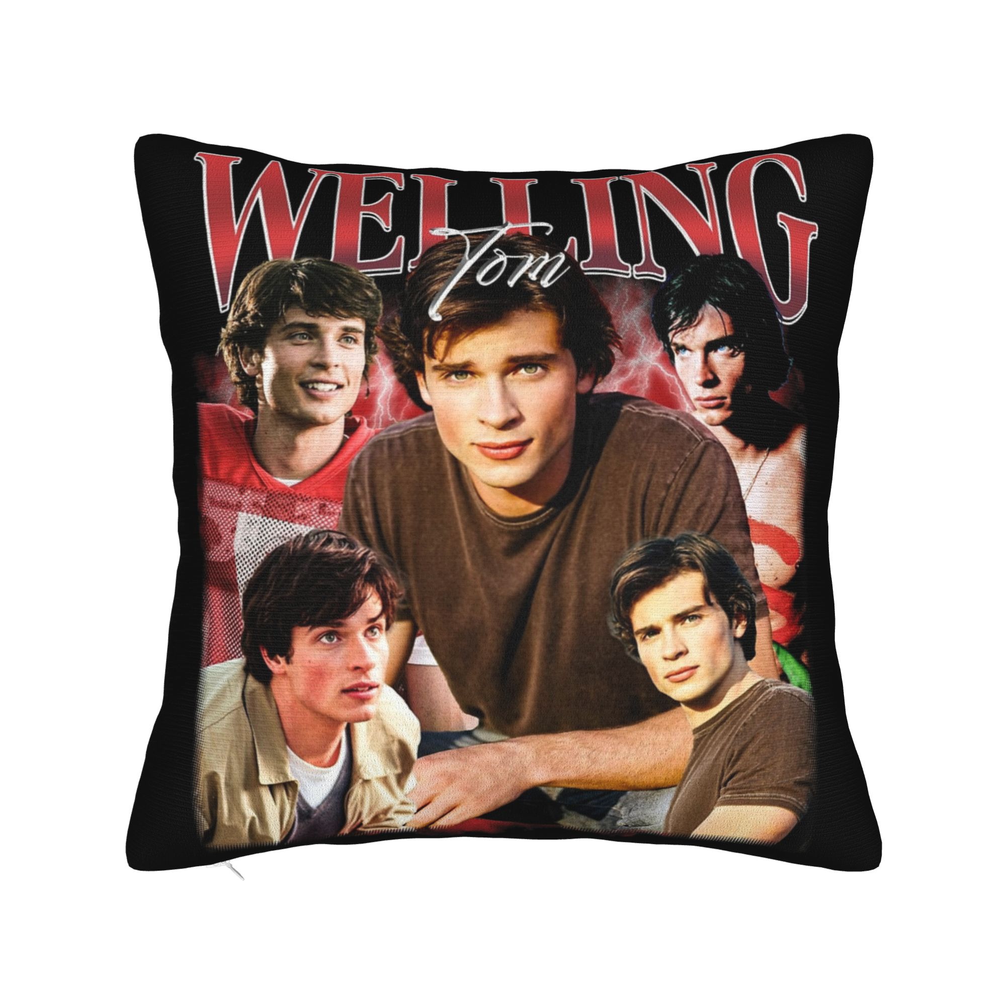 Pillow Cover Sublimation - Vintage Welling Tom heated rivalry Pillowcase