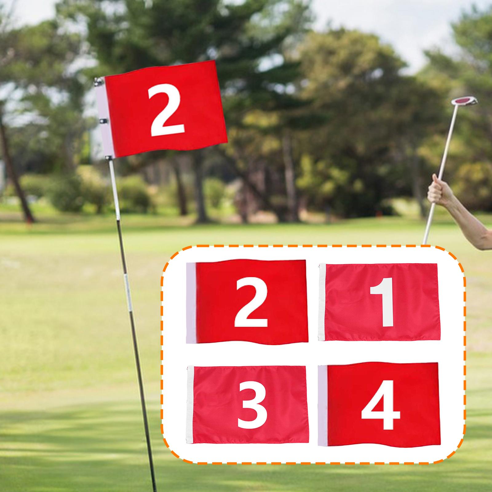 Yard Sign Blank - Durable Fabric Golf Flag Large Numbered