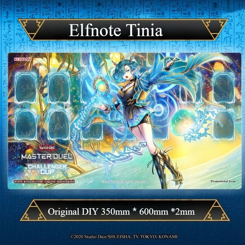 Door Mat Blank - Yugioh Elfnote Tinia Play Mat Deck