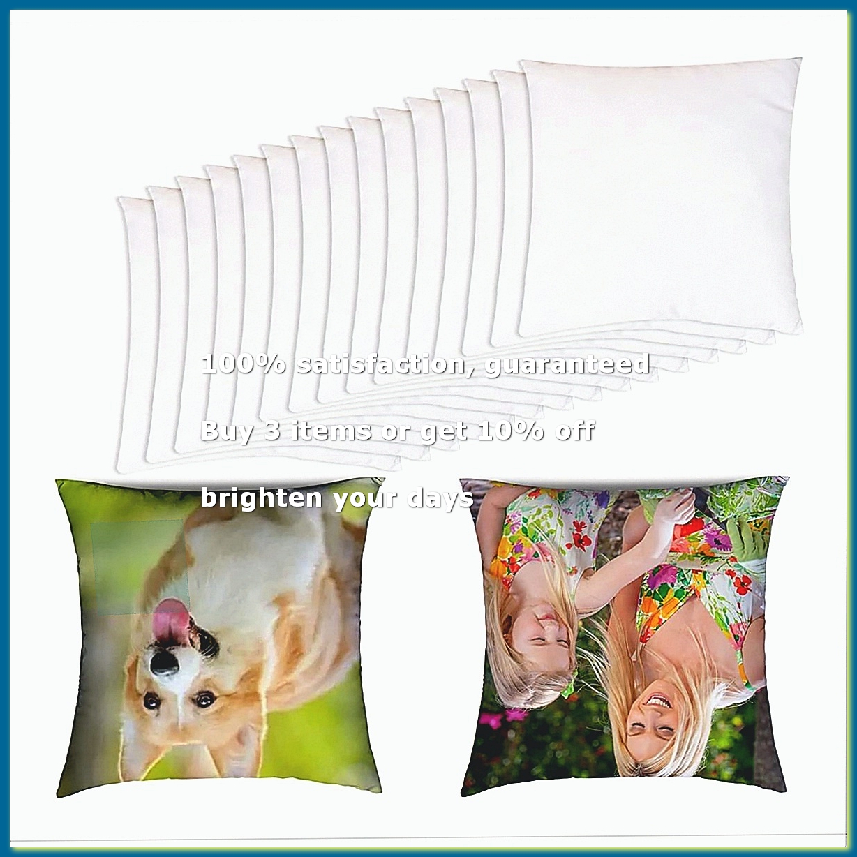 Pillow Cover Sublimation - 15 Pcs Sublimation Blanks Pillow Cases