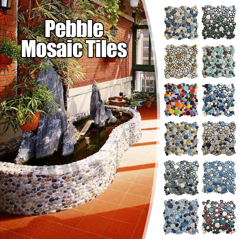 Ceramic Tile Blank - Ceramic Cobblestone Mosaic Tiles Spa Hot