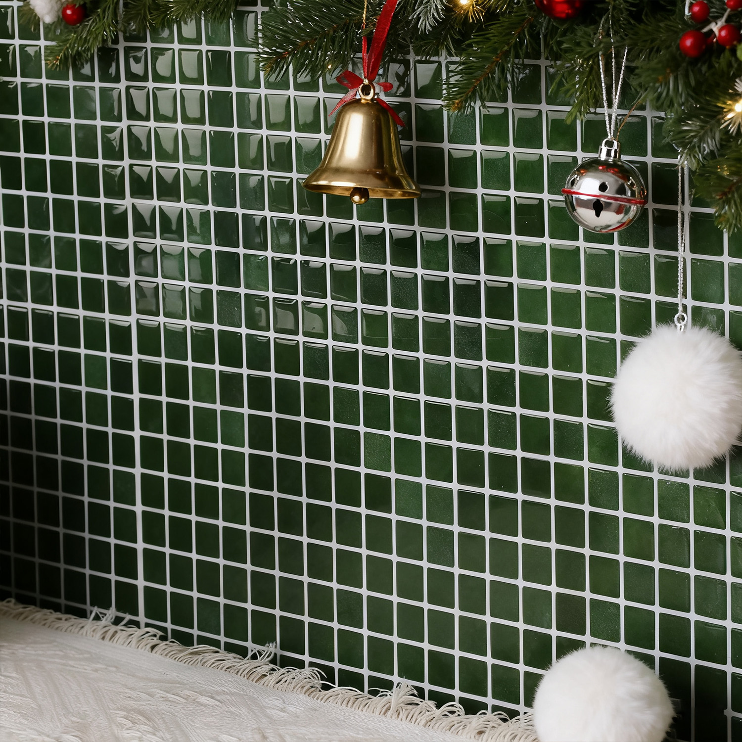20pcs 3D Mosaic Style Wall Sti - Ceramic Tile Blank 评论和价格