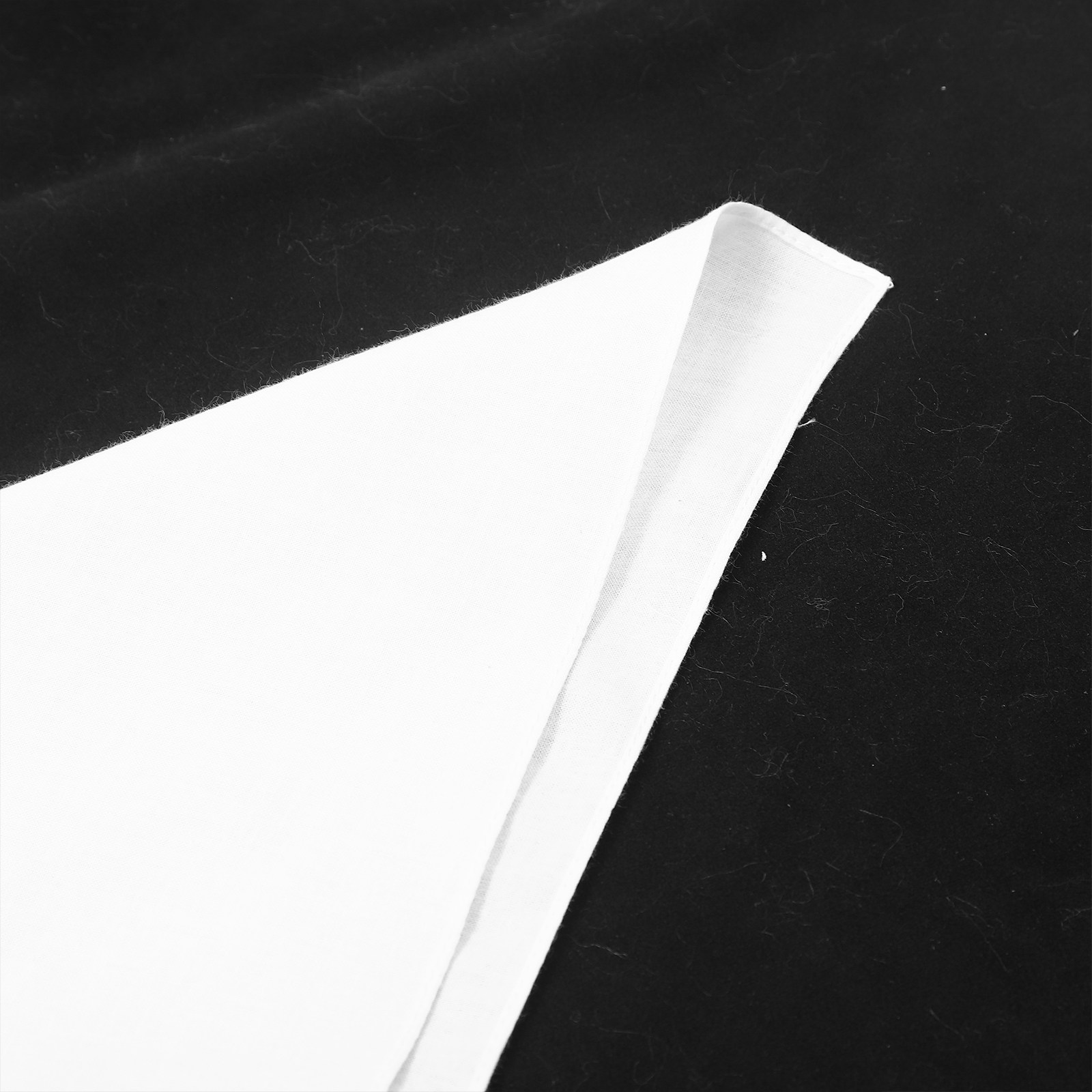White Cotton Handkerchief Squa - Bandana Blank White 评论和价格