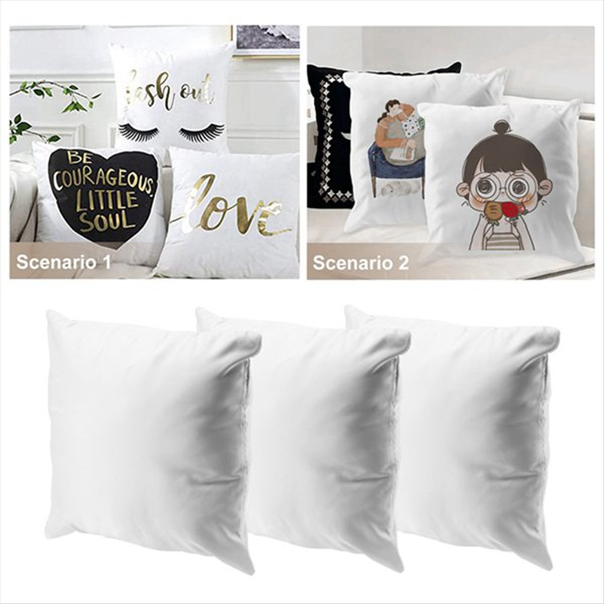 N14R Top 8pcs Sublimation Blan - Pillow Cover Sublimation 评论和价格