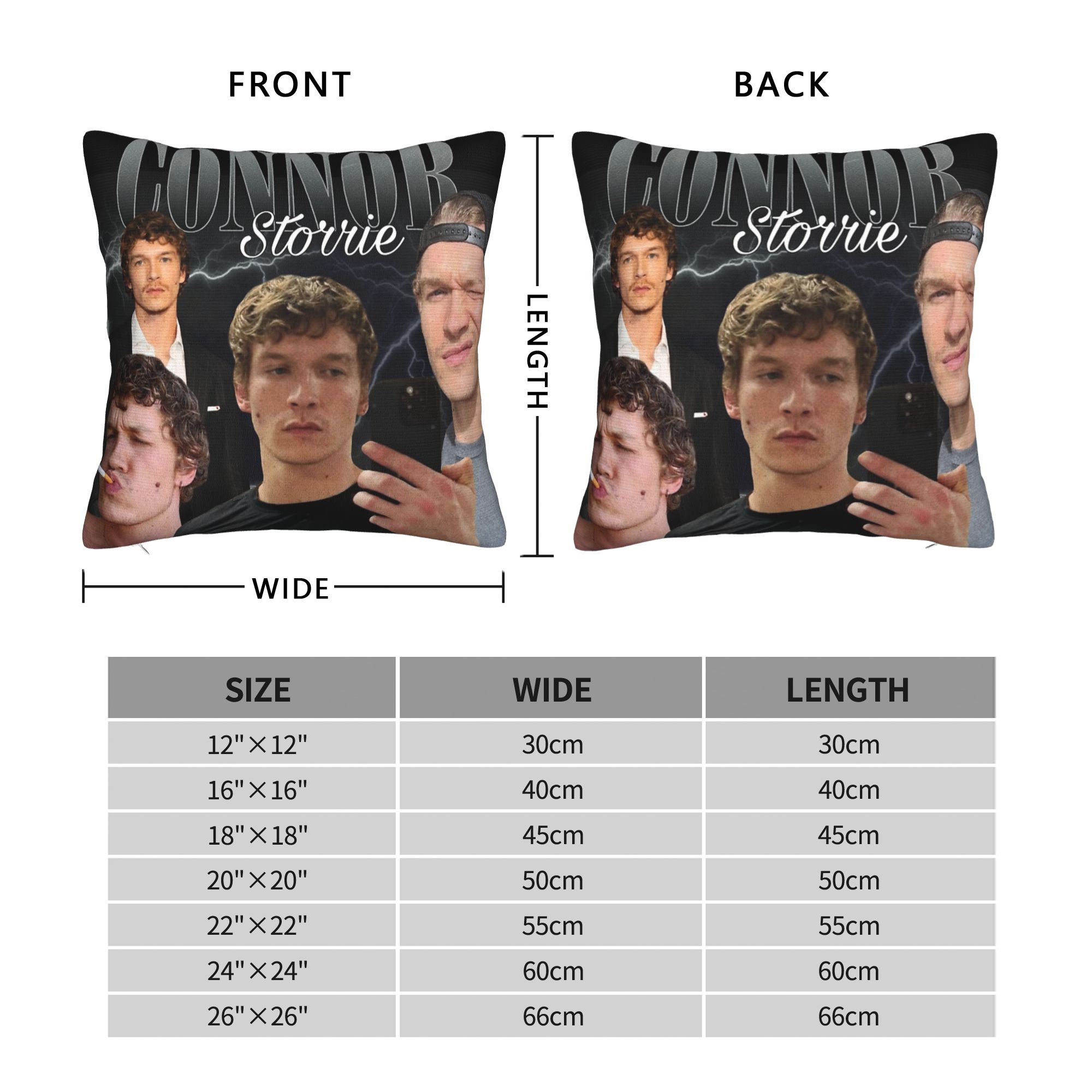 Connor Storrie Heated Rivalry  - Pillow Cover Sublimation 评论和价格