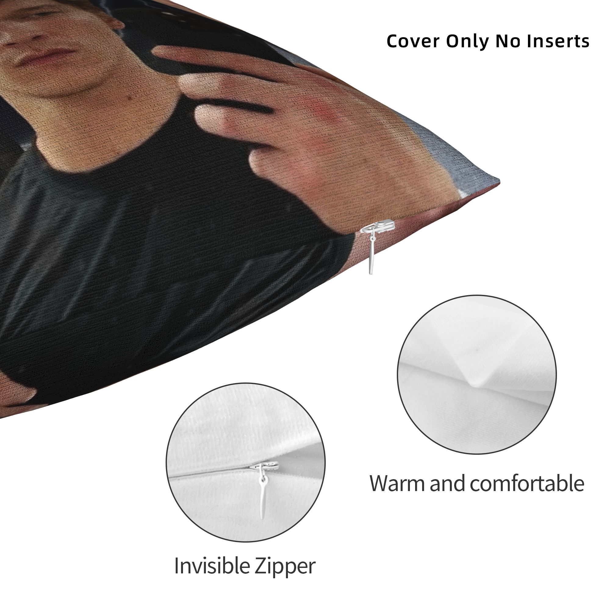 Connor Storrie Heated Rivalry  - Pillow Cover Sublimation 评论和价格