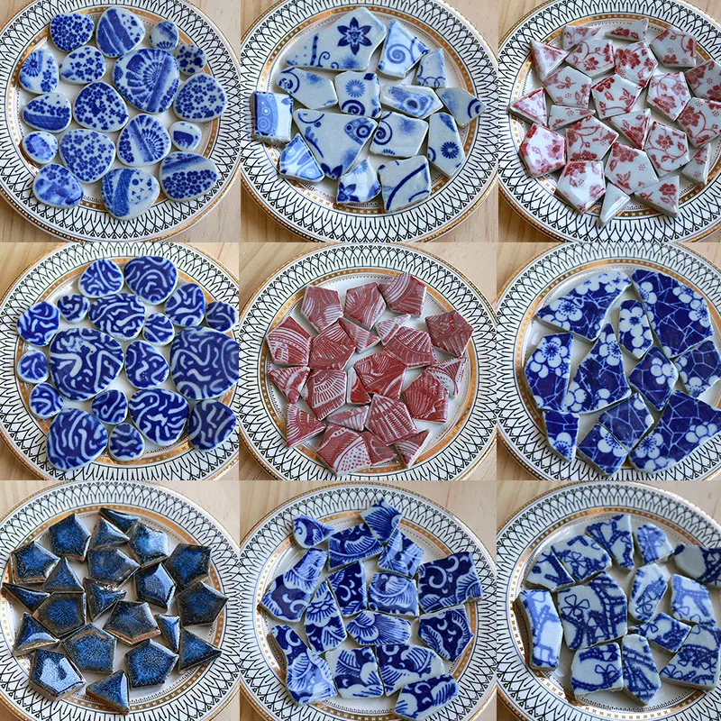 100g Oval Ceramic Mosaic Tiles - Ceramic Tile Blank 评论和价格