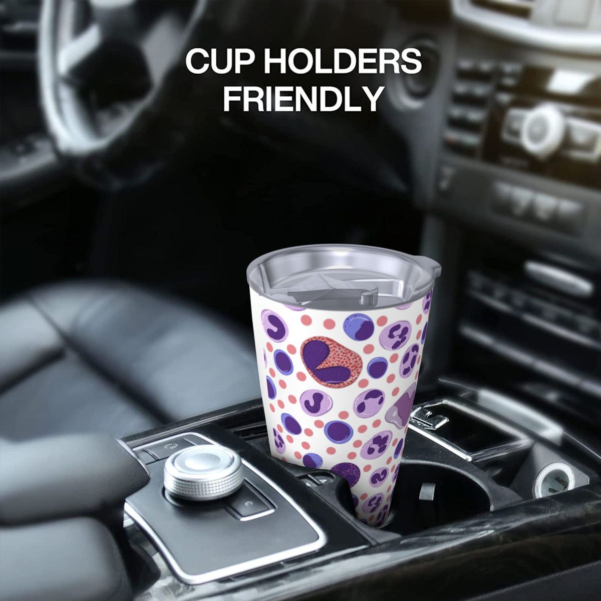 Large White Blood Cell Pattern - Tumbler 20Oz White 评论和价格