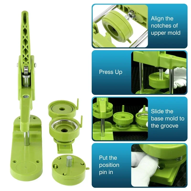 Badge Pin Button Maker Machine - Button Badge Blank 评论和价格