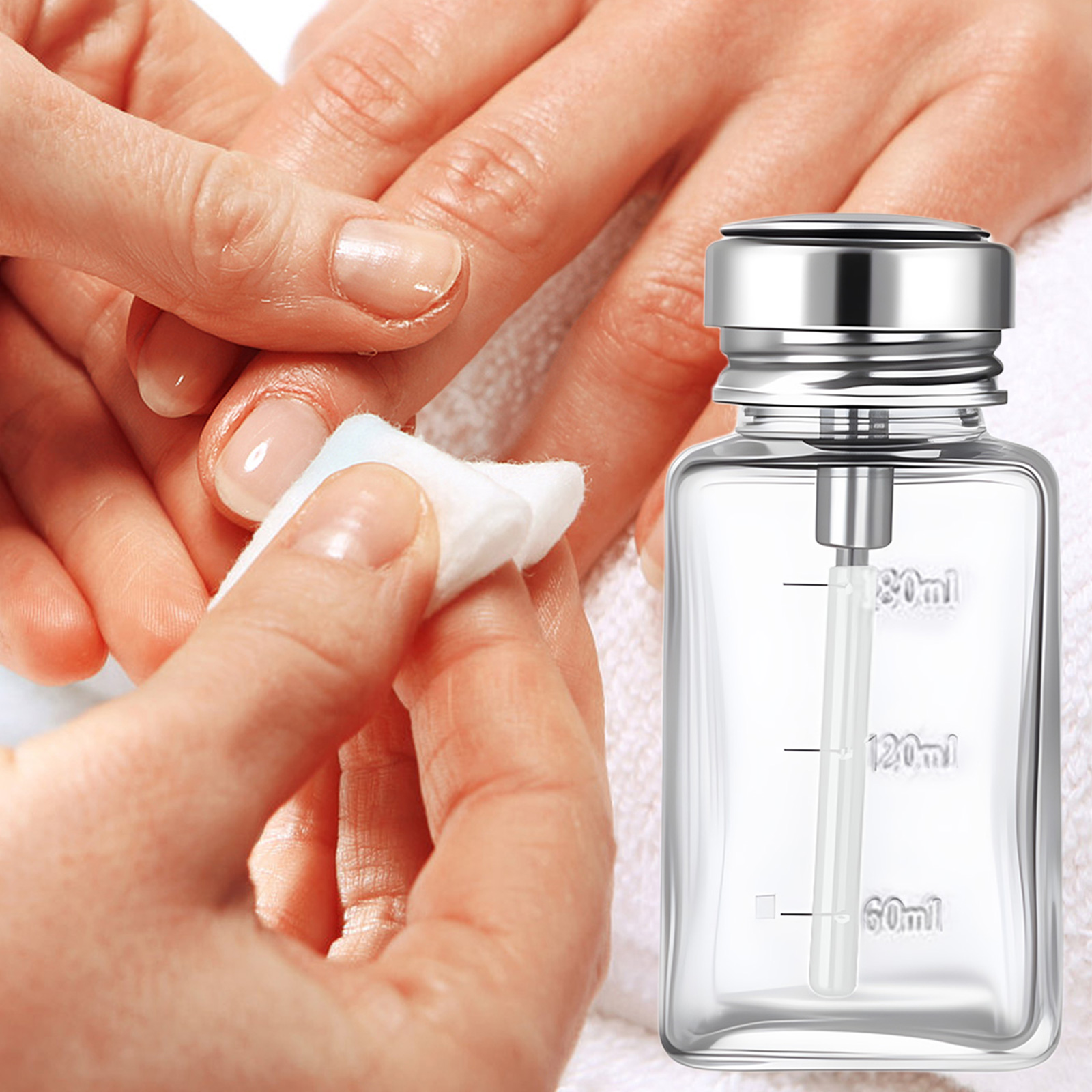 180ml Nail Glass Bottle Press  - Water Bottle Blank 评论和价格