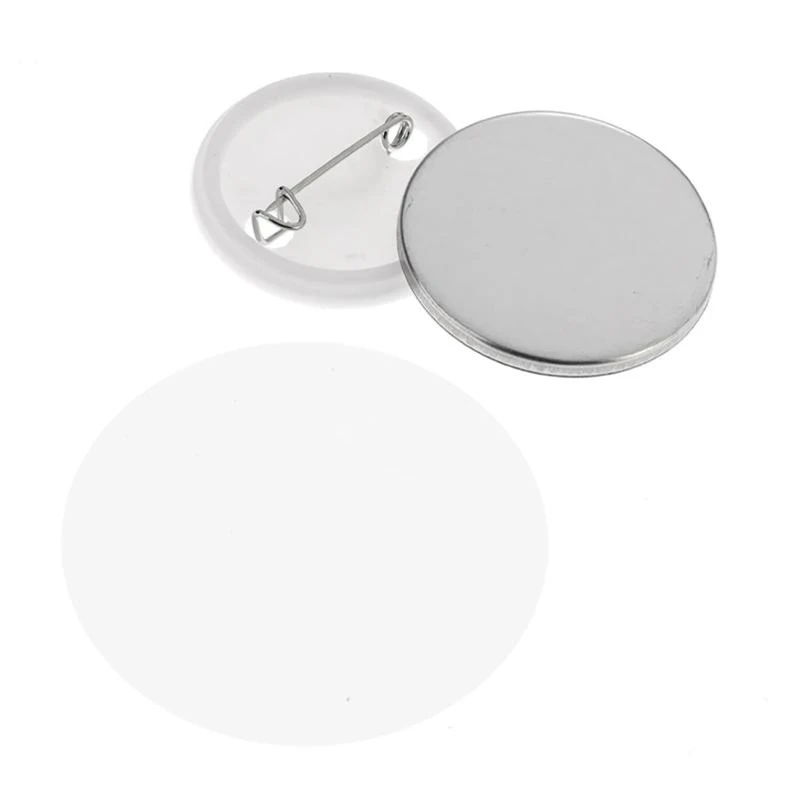500Pcs/set Blank Badge Pinback - Button Badge Blank 评论和价格