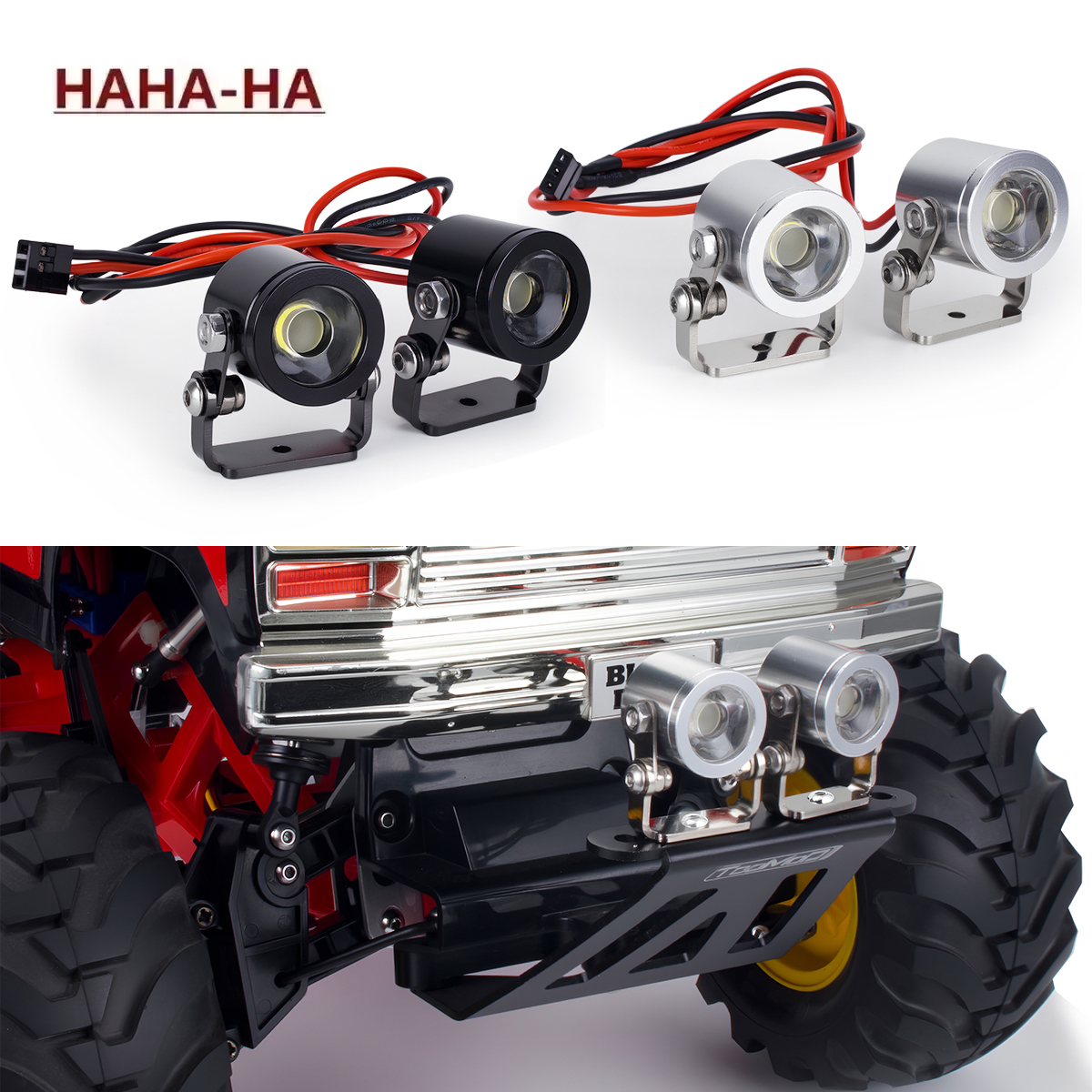 RC Car LED Light Headlight Spo - Metal Photo Panel 评论和价格