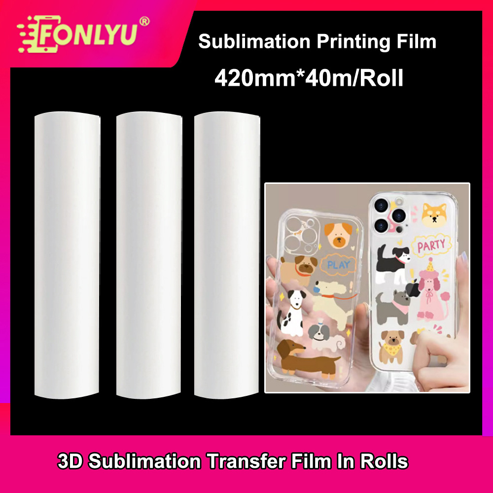 FONLYU 420mm*40mm Roll 3D Subl - Phone Case Blank Print 评论和价格