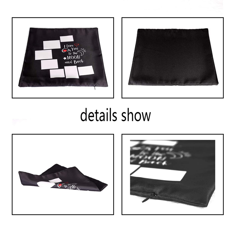 10pcs/Lot 7 Panels Blank Moon  - Pillow Cover Sublimation 评论和价格