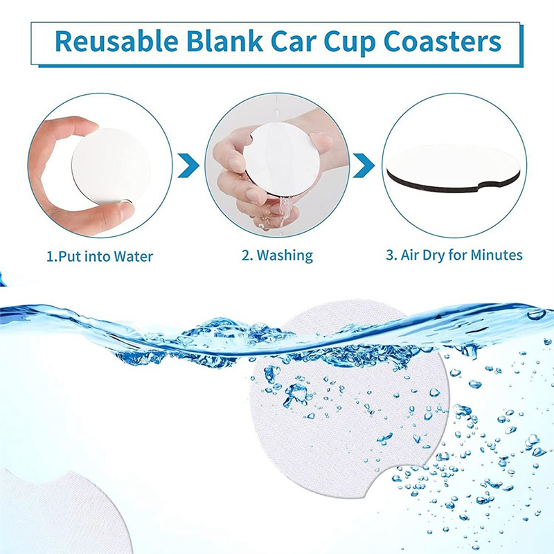 COFA-1 Set DIY Sublimation Bla - Coaster Sublimation Blank 评论和价格