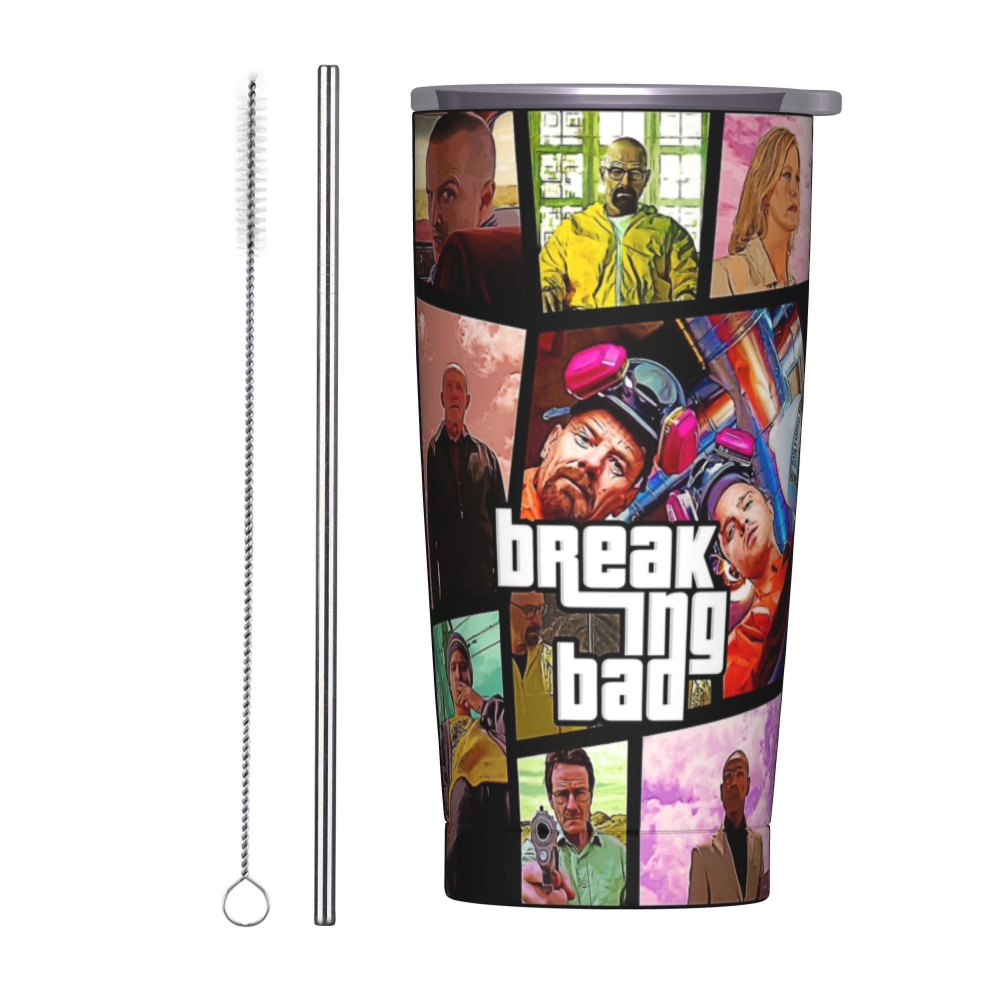 Breaking Bad Walter White Post - Tumbler 20Oz White 评论和价格