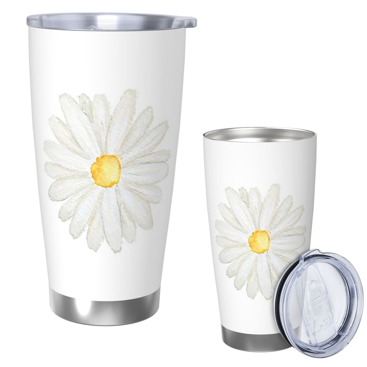Hand Painted One Little White  - Tumbler 20Oz White 评论和价格
