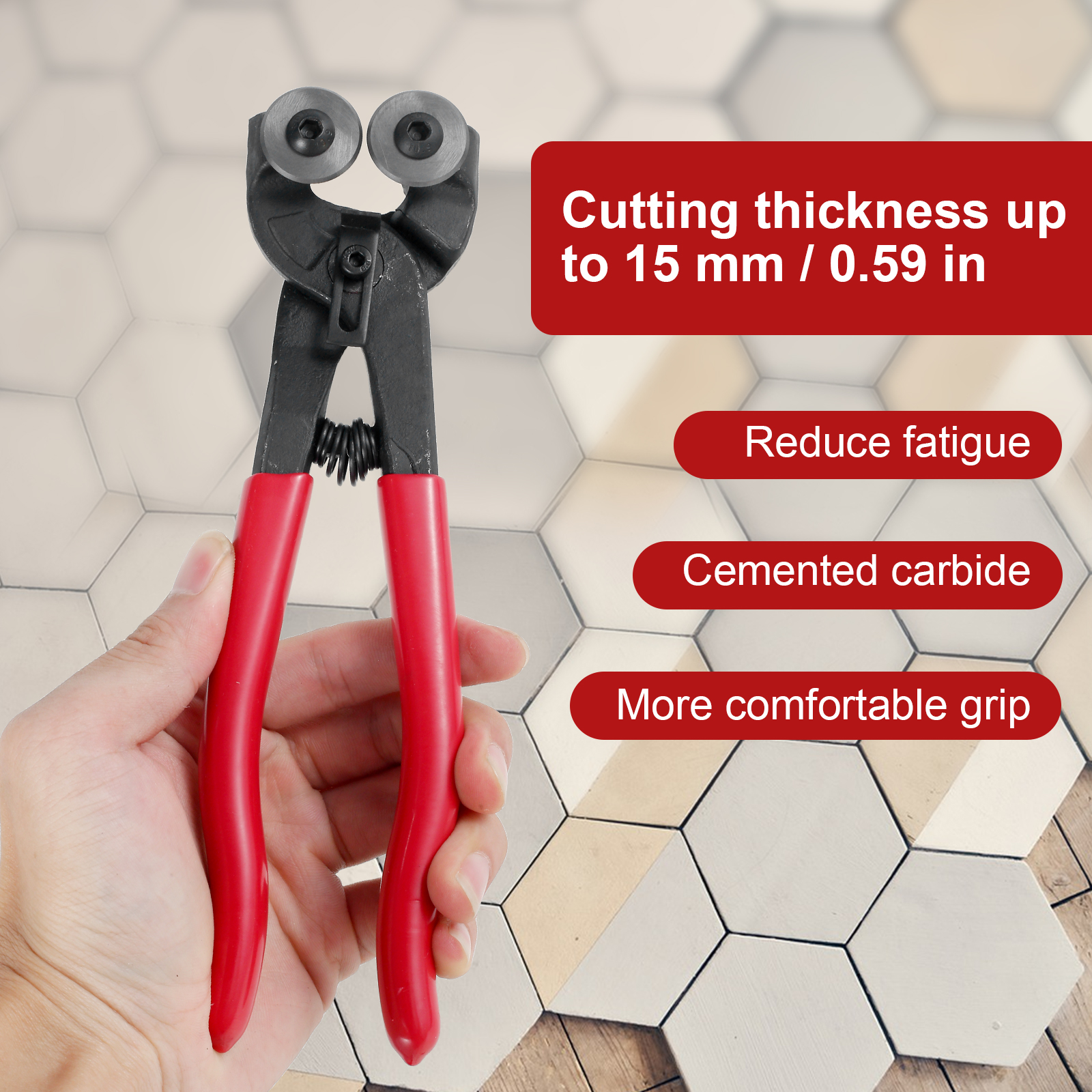 1/2Pcs Tile Nippers Mosaic Cut - Ceramic Tile Blank 评论和价格