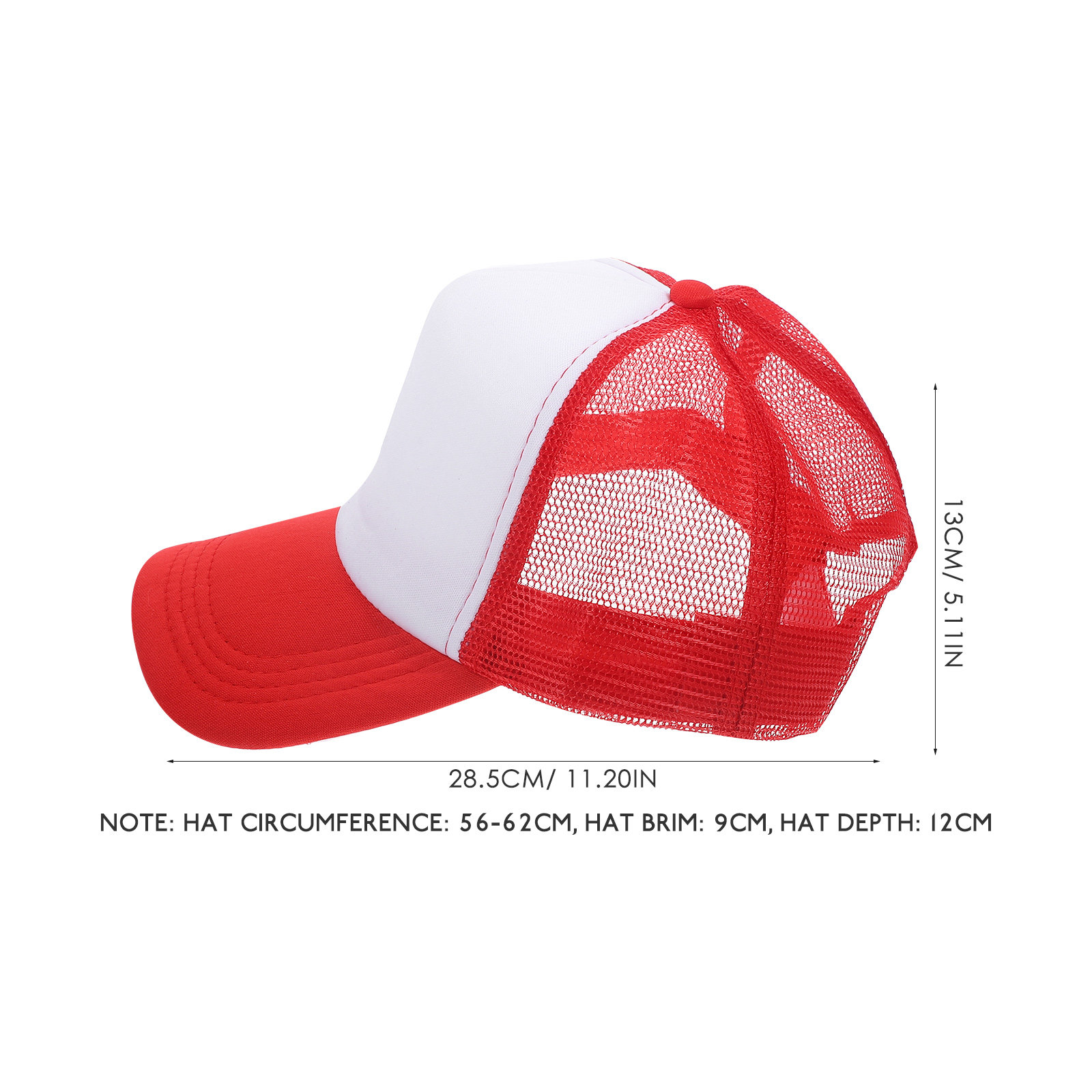 10Pcs DIY Blank Mesh Baseball  - Hat Sublimation Blank 评论和价格
