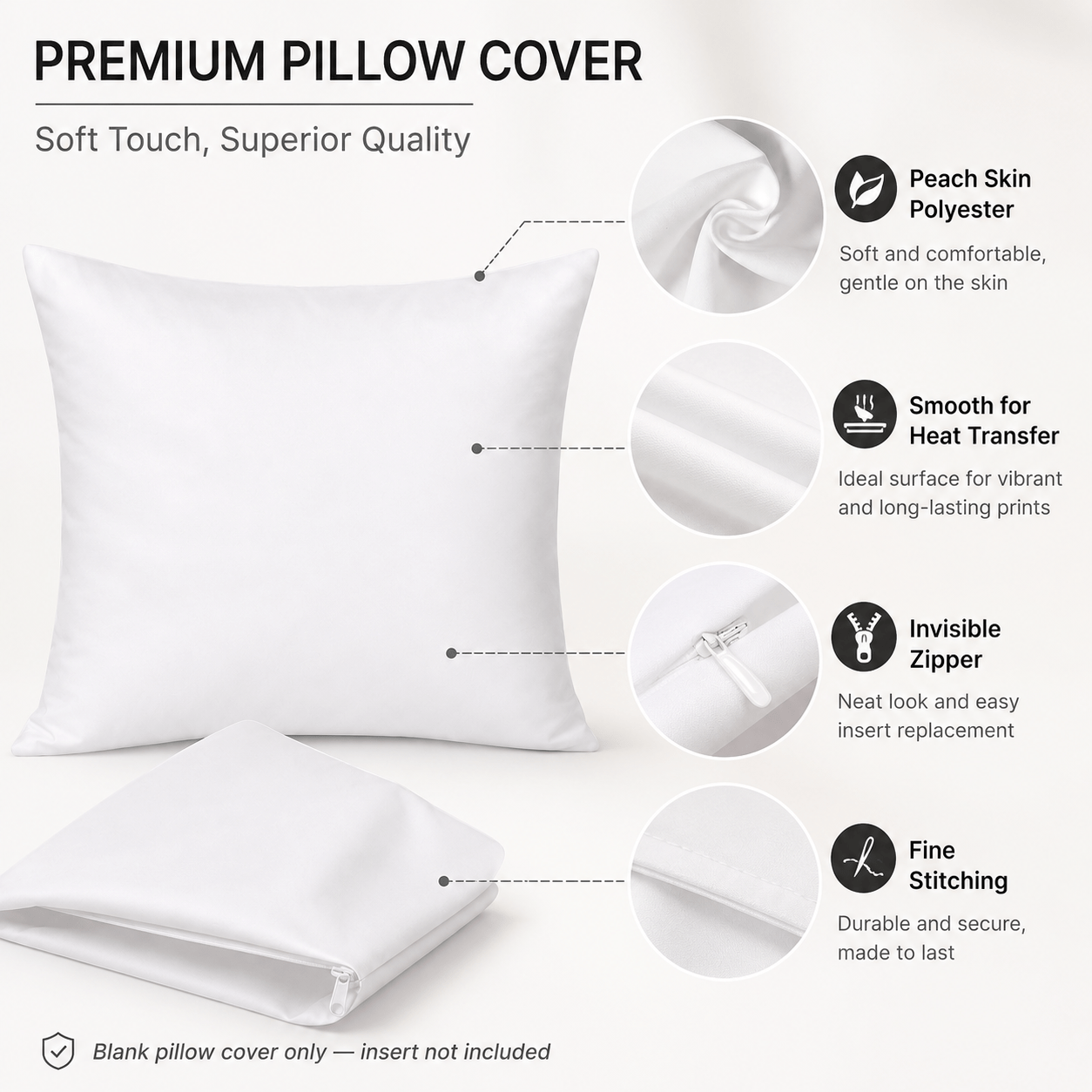 4PCS Sublimation Blank Pillow  - Pillow Cover Sublimation 评论和价格