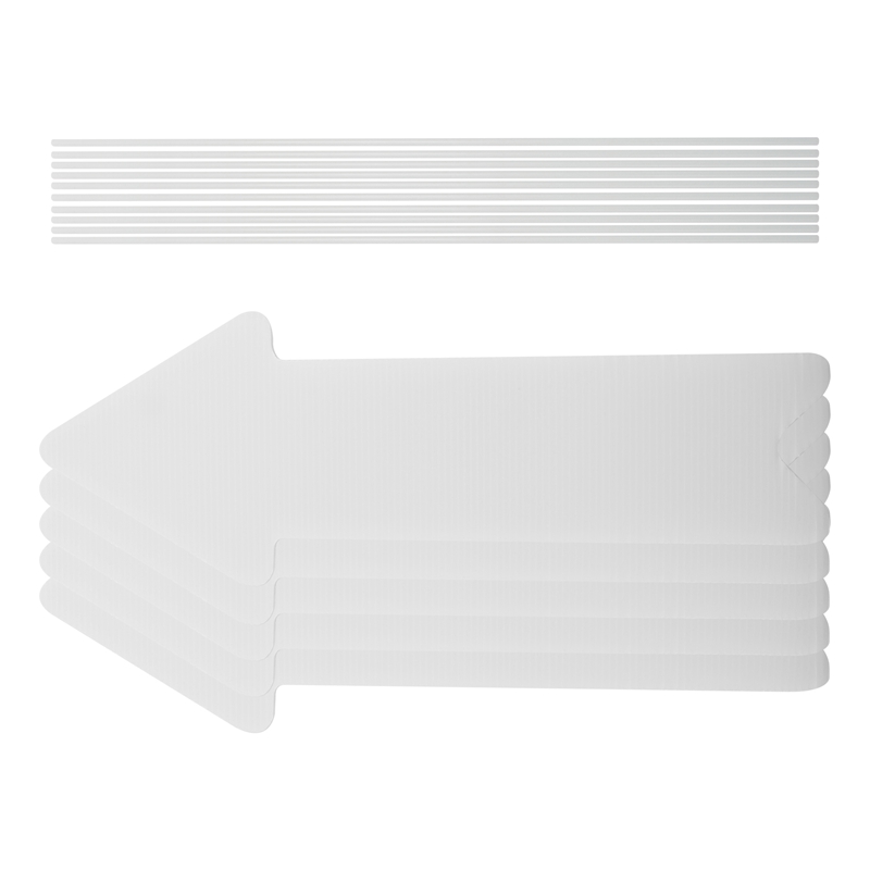 5 Pack White Blank Wedding Dir - Yard Sign Blank 评论和价格