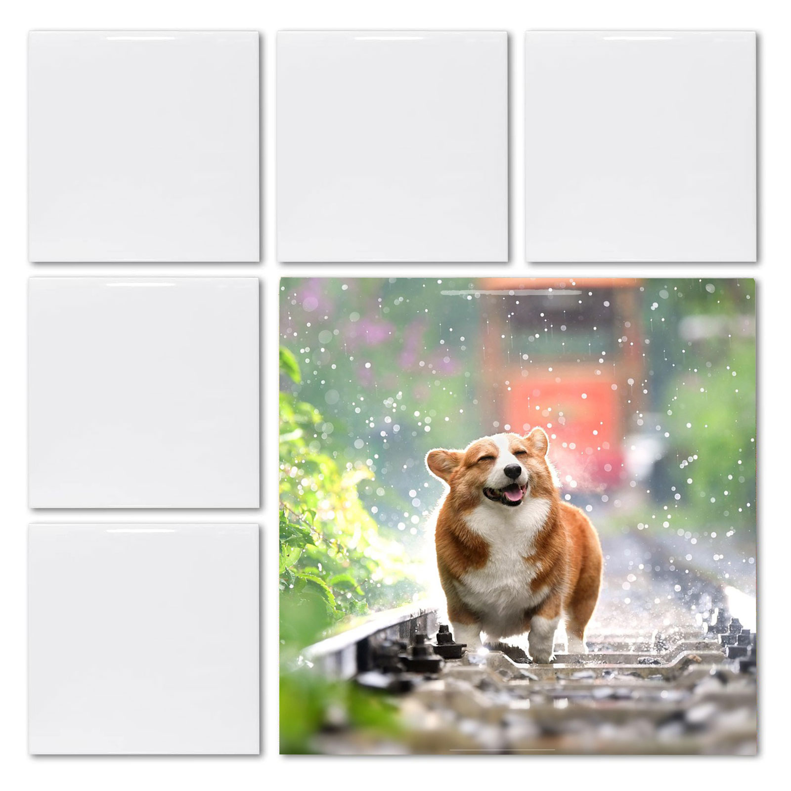 20pcs 4' X 4' Sublimation Blan - Ceramic Tile Blank 评论和价格