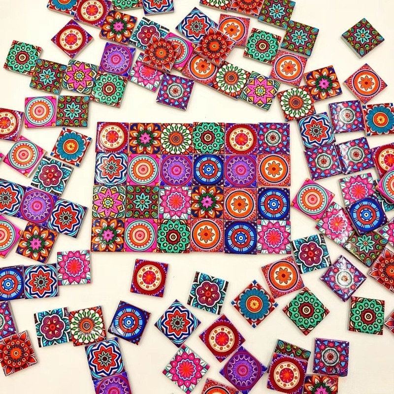 Mandala Print Ceramic Mosaic 1 - Ceramic Tile Blank 评论和价格