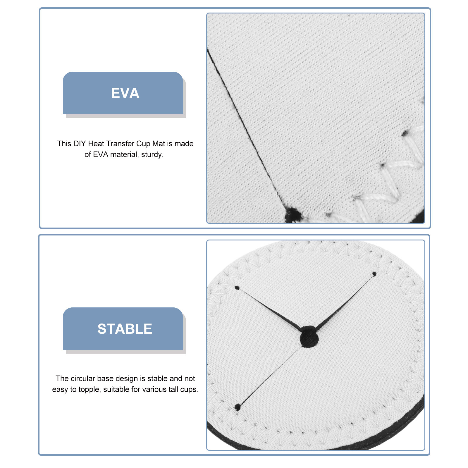 4Pcs Sublimation Cup Coasters  - Coaster Sublimation Blank 评论和价格