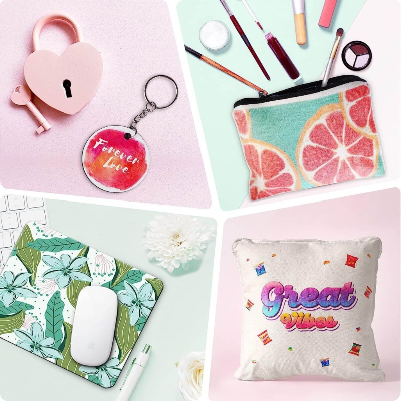 Heart Keychain Set Blank MDF S - Mouse Pad Blank Sublimation 评论和价格
