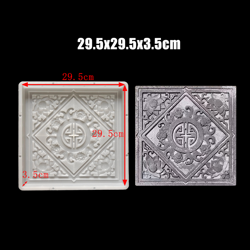 Step Stone Cement Mold Square  - Ceramic Tile Blank 评论和价格