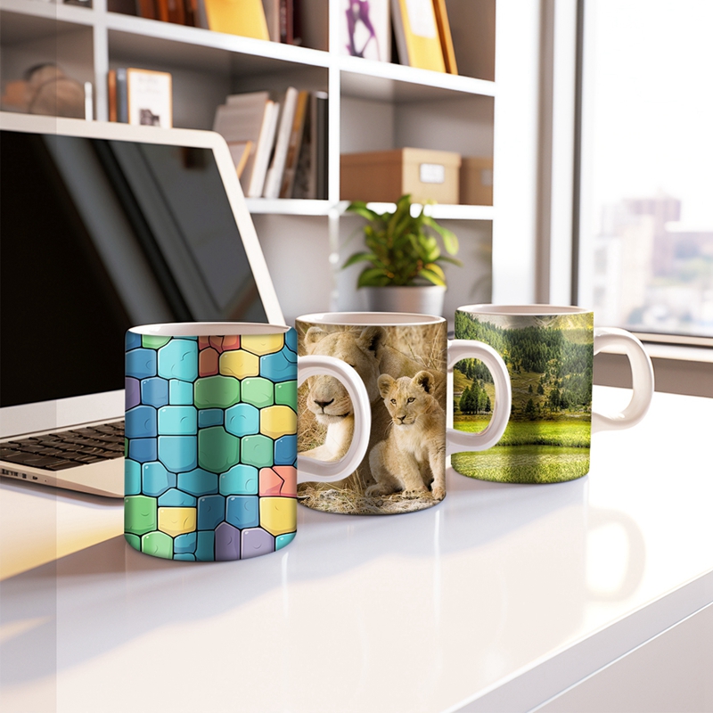 50/100 PCS Sublimation Shrink  - Sublimation Mug White 评论和价格