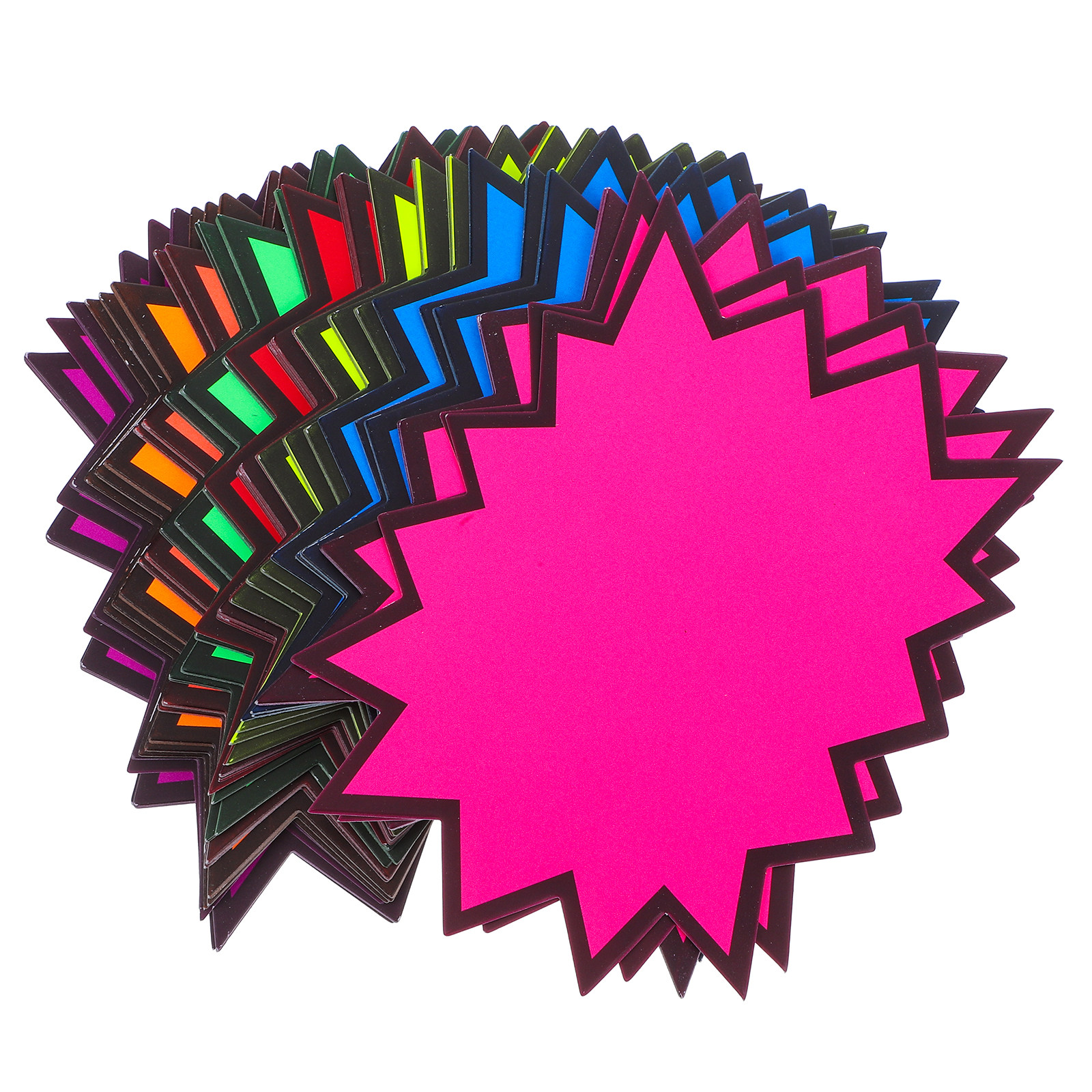 80Pcs Fluorescent Burst Price  - Yard Sign Blank 评论和价格