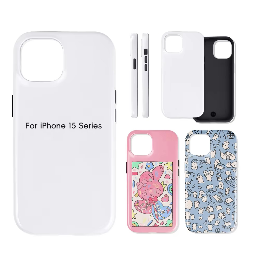 5 pcs 2 in 1 3D Sublimation Fi - Phone Case Blank Print 评论和价格