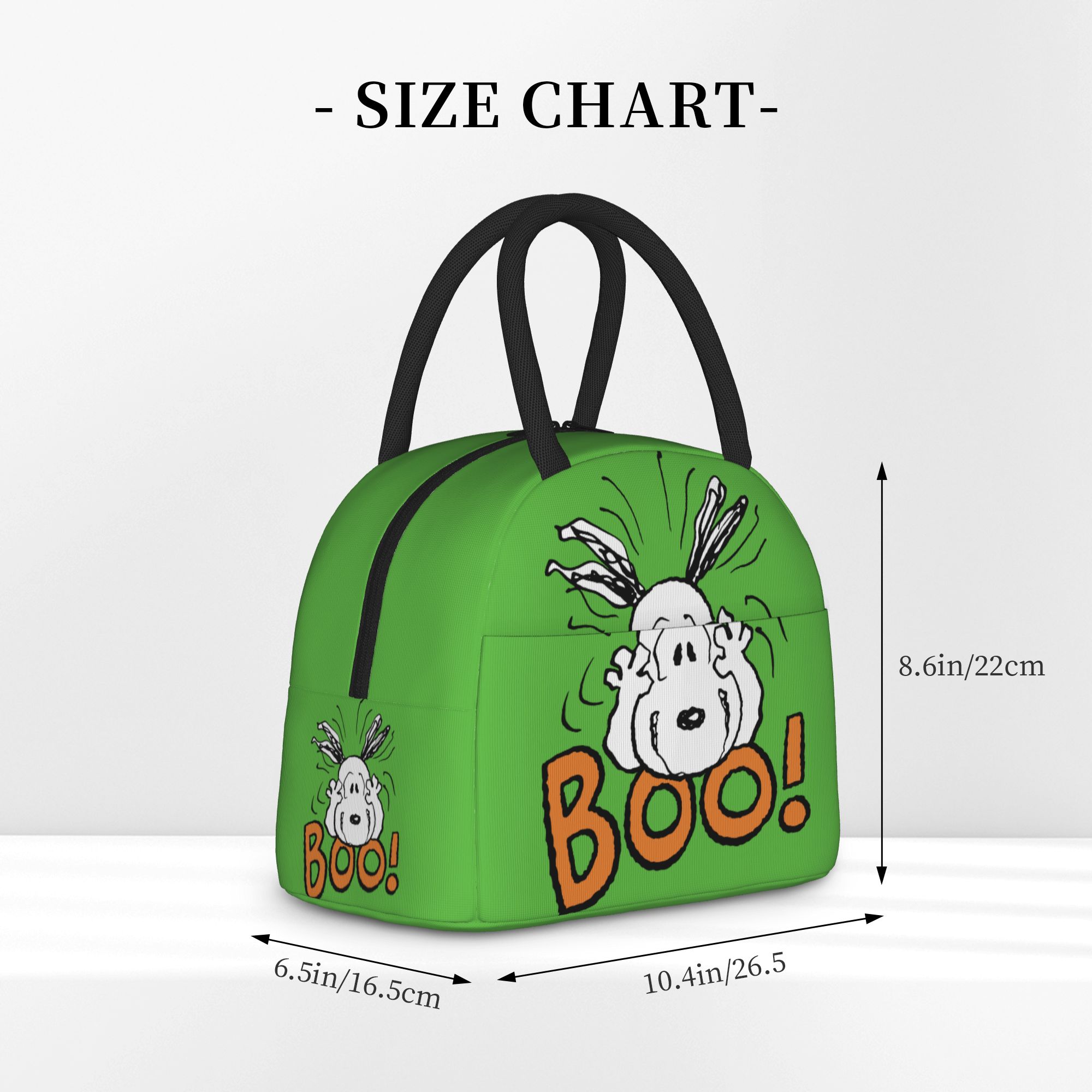 Snoopy Boo Insulated Lunch Bag - Tote Bag Sublimation 评论和价格