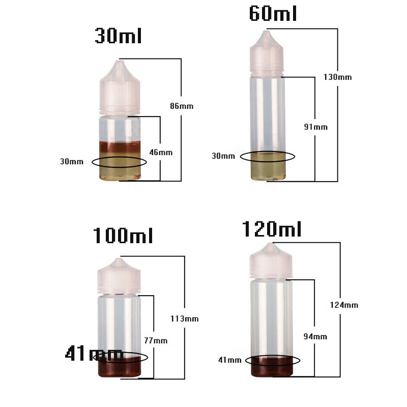 5pcs 30ml/60ml/100ml/120ml Pla - Water Bottle Blank 评论和价格