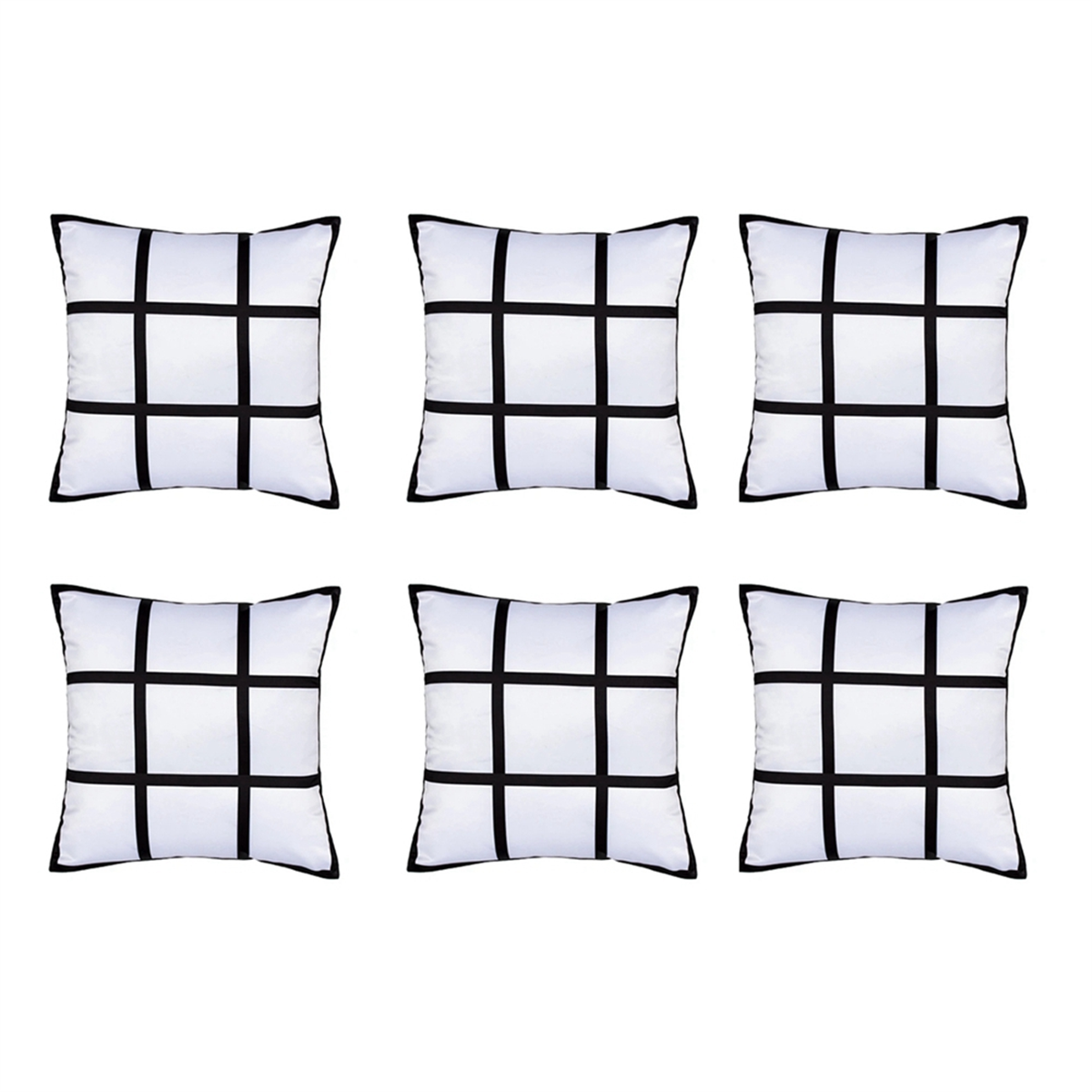 A45I 6Pcs Sublimation Blank Pa - Pillow Cover Sublimation 评论和价格