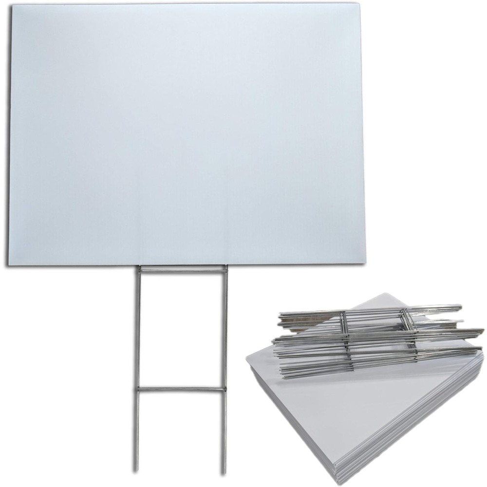 Fifty Pack Blank Yard Signs, I - Yard Sign Blank 评论和价格