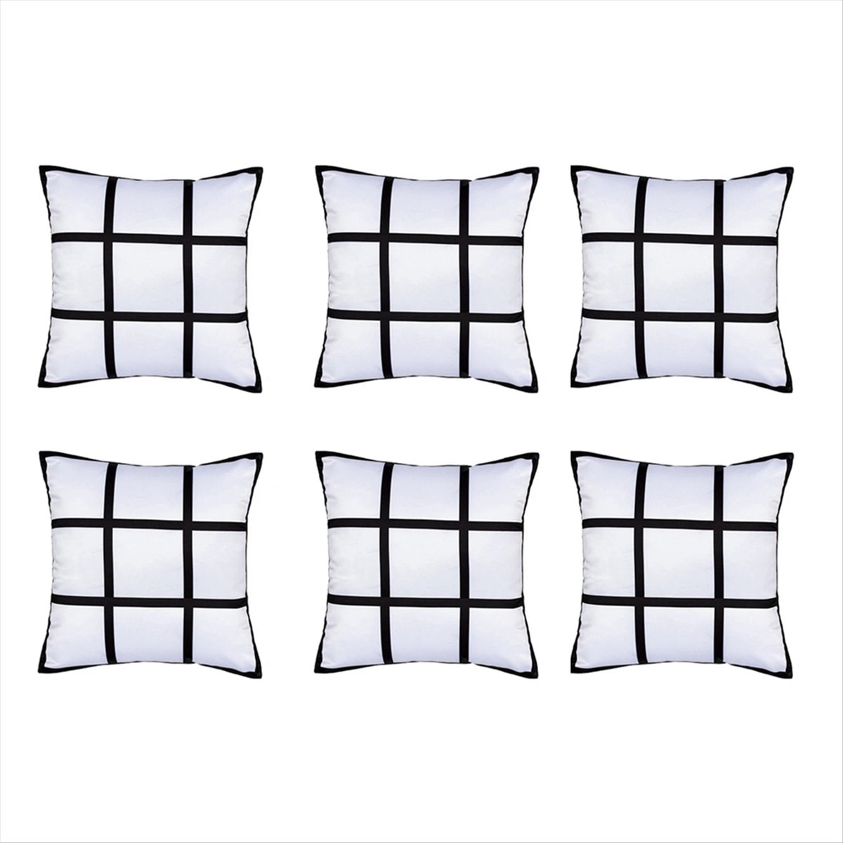 ABNH 6Pcs Sublimation Blank Pa - Pillow Cover Sublimation 评论和价格