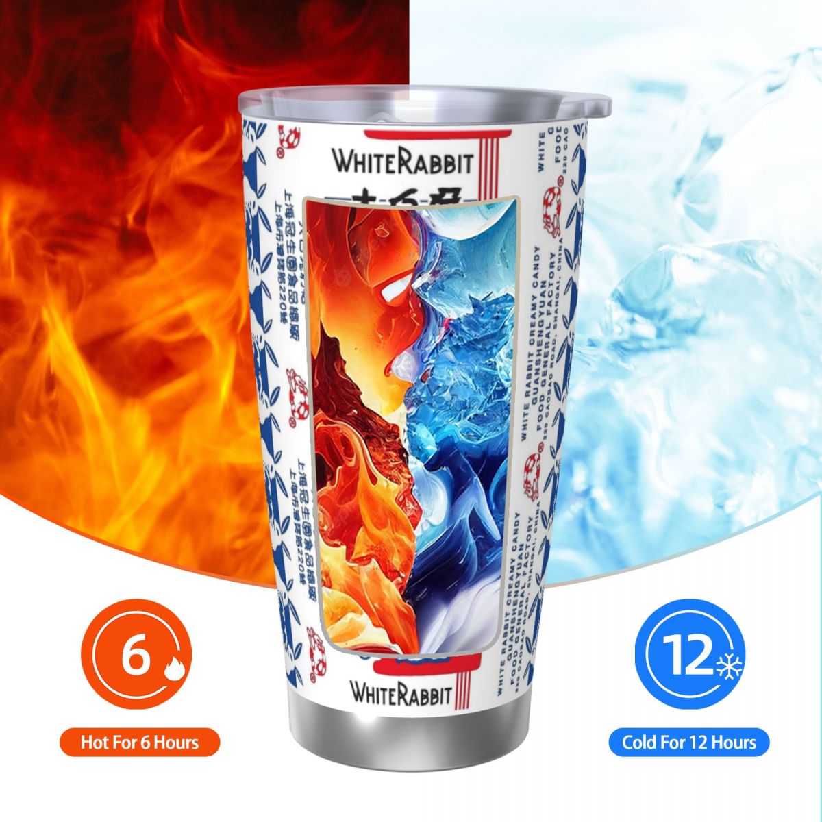 White Rabbit Candy Stainless S - Tumbler 20Oz White 评论和价格