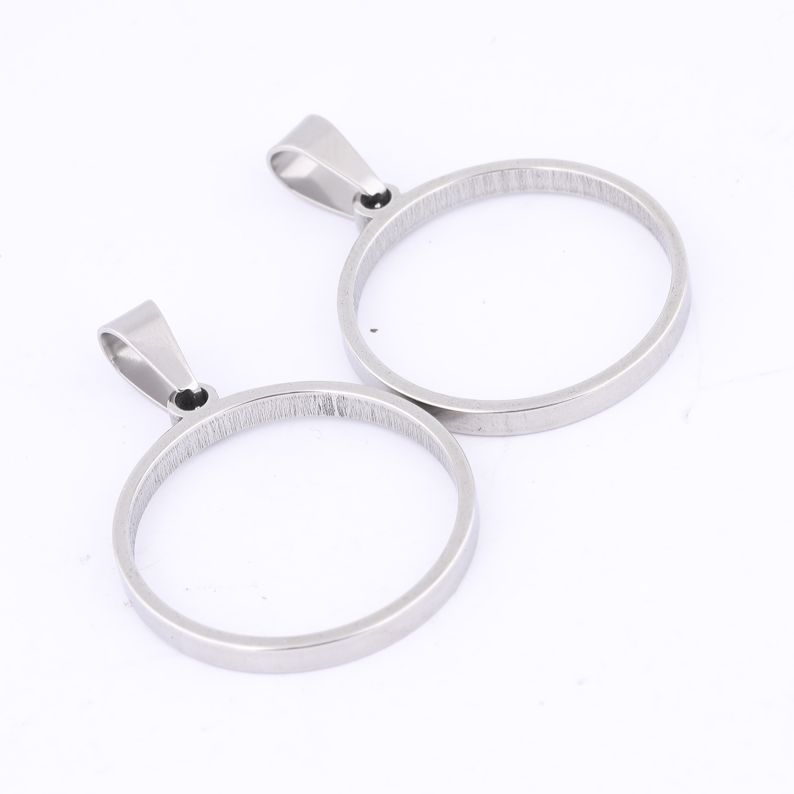 10pcs 25mm Round Open Bezel Ch - Metal Photo Panel 评论和价格