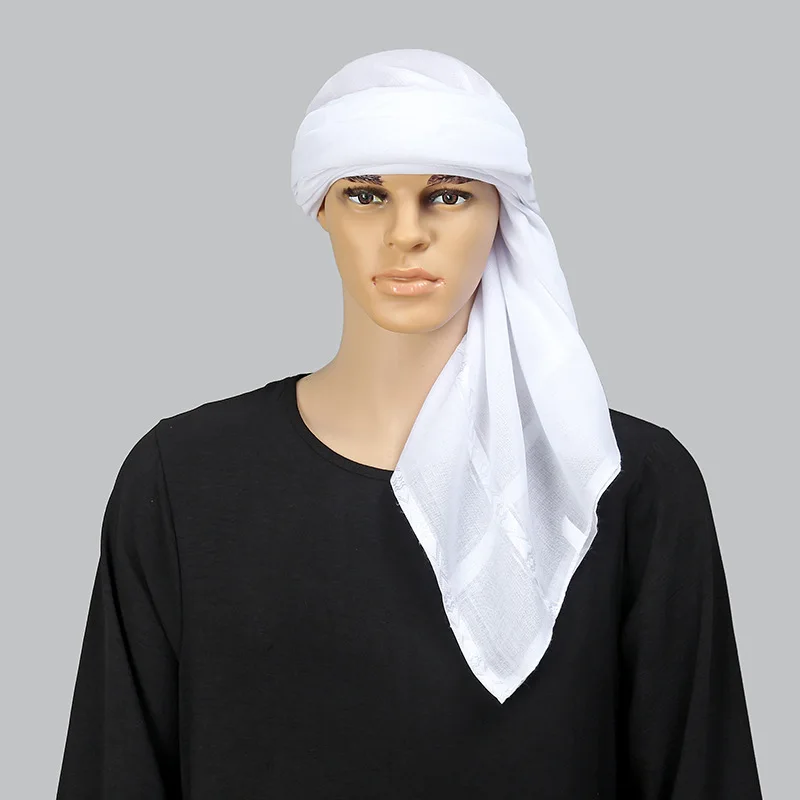 Islam White Square Scarf Men S - Bandana Blank White 评论和价格