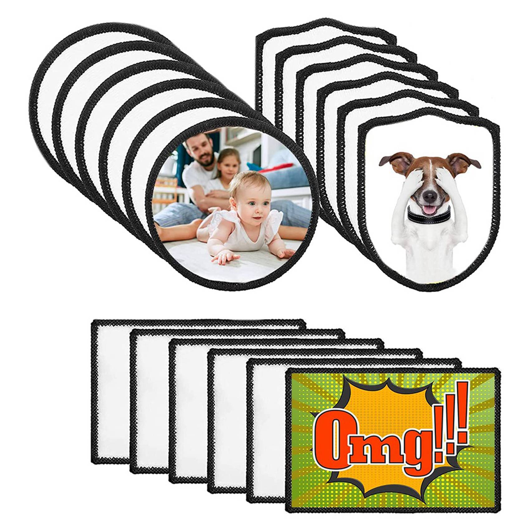 48Pcs Sublimation Patch Blanks - Hat Sublimation Blank 评论和价格