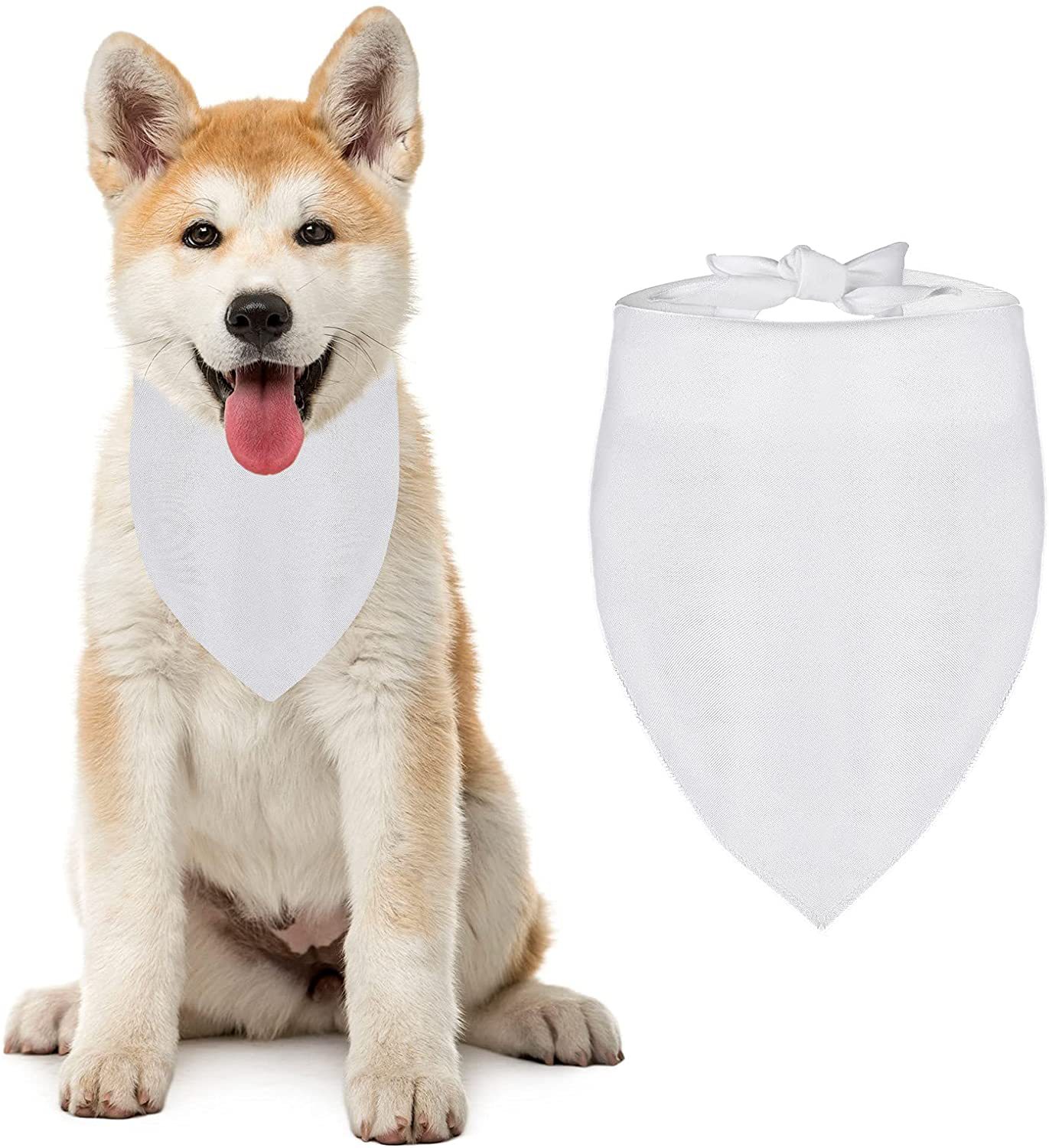 100 Pieces Sublimation Blank D - Bandana Blank White 评论和价格