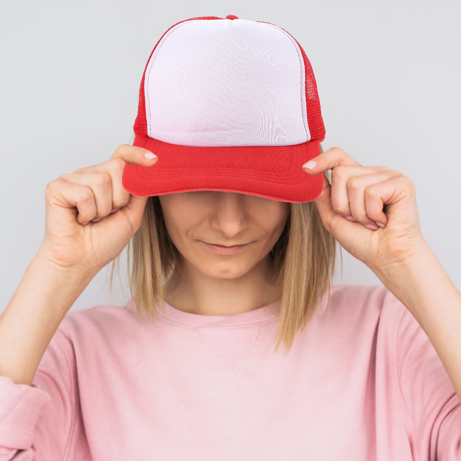 10pcs Blank Mesh Baseball Caps - Hat Sublimation Blank 评论和价格
