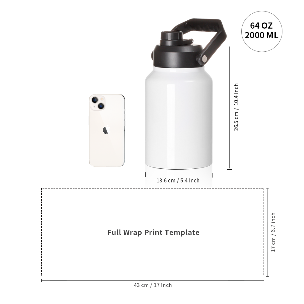 PYD Life USA Free Shipping 64  - Water Bottle Blank 评论和价格