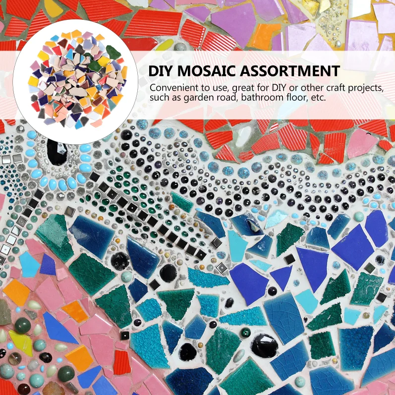 100g Porcelain Mosaic Tiles DI - Ceramic Tile Blank 评论和价格