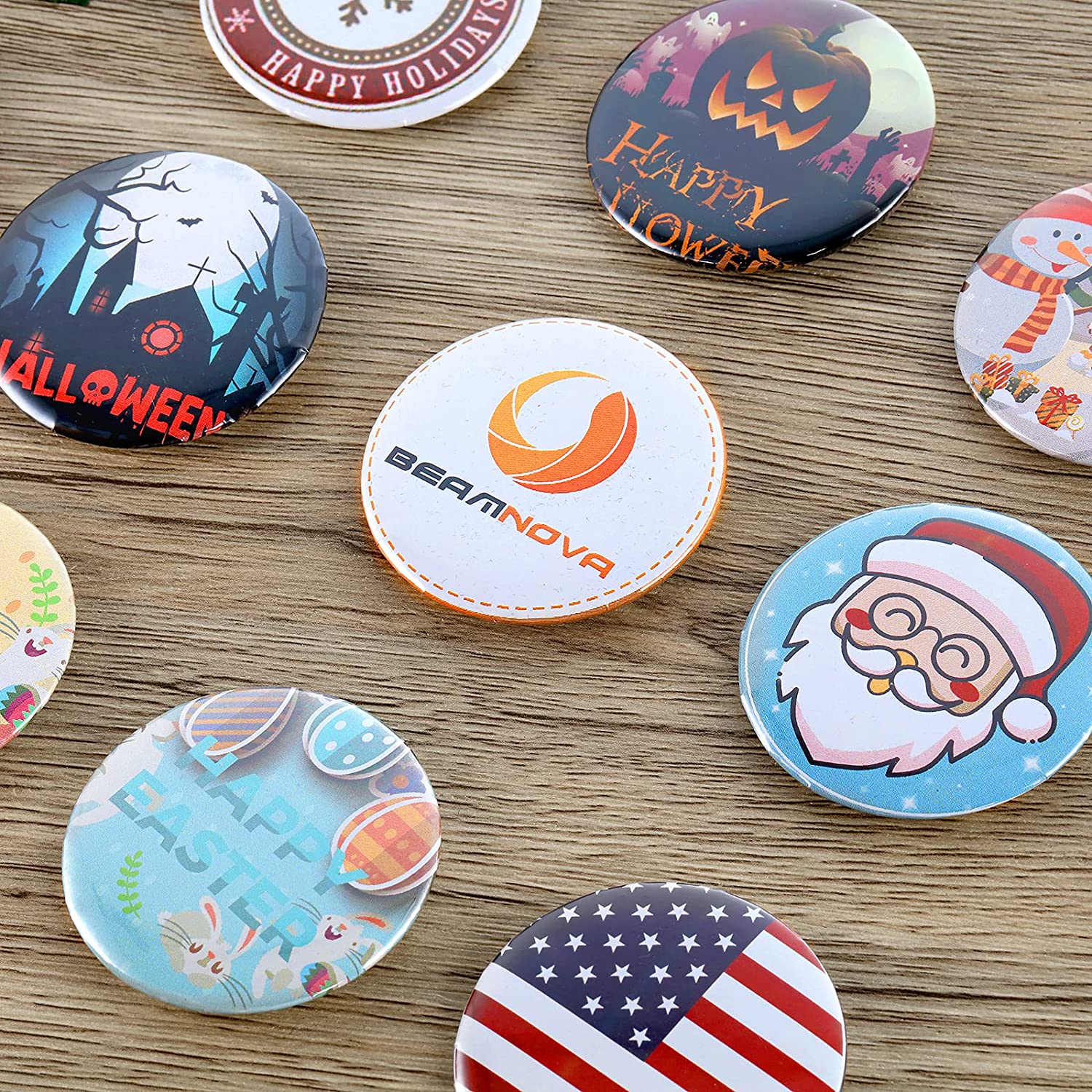 100PCS Metal Back Badge Button - Button Badge Blank 评论和价格
