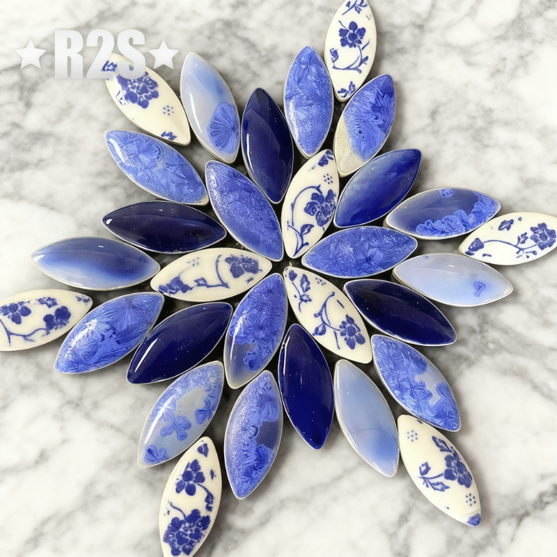 100g Mix color Irregular Ceram - Ceramic Tile Blank 评论和价格