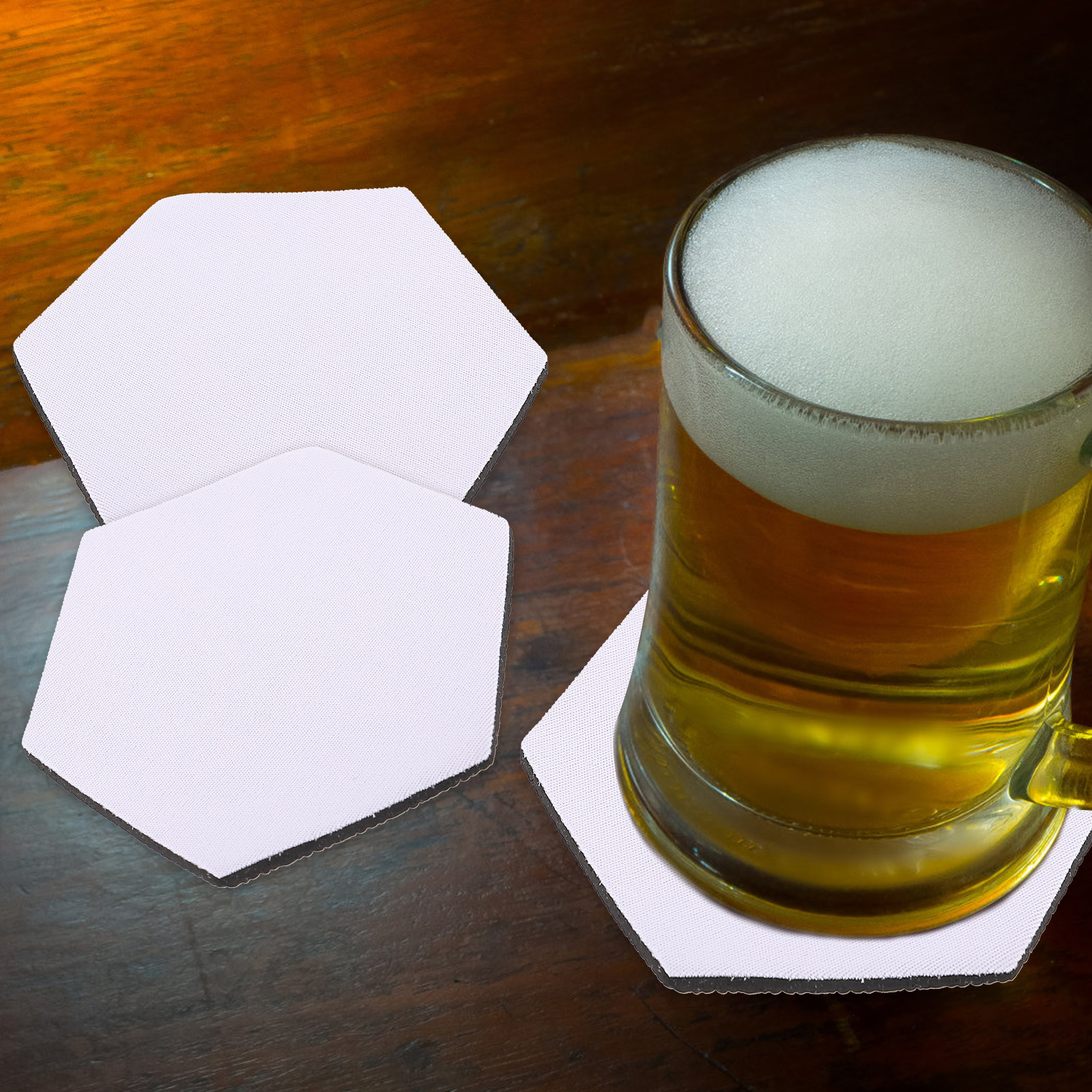 10Pcs Sublimation Blank Coaste - Coaster Sublimation Blank 评论和价格