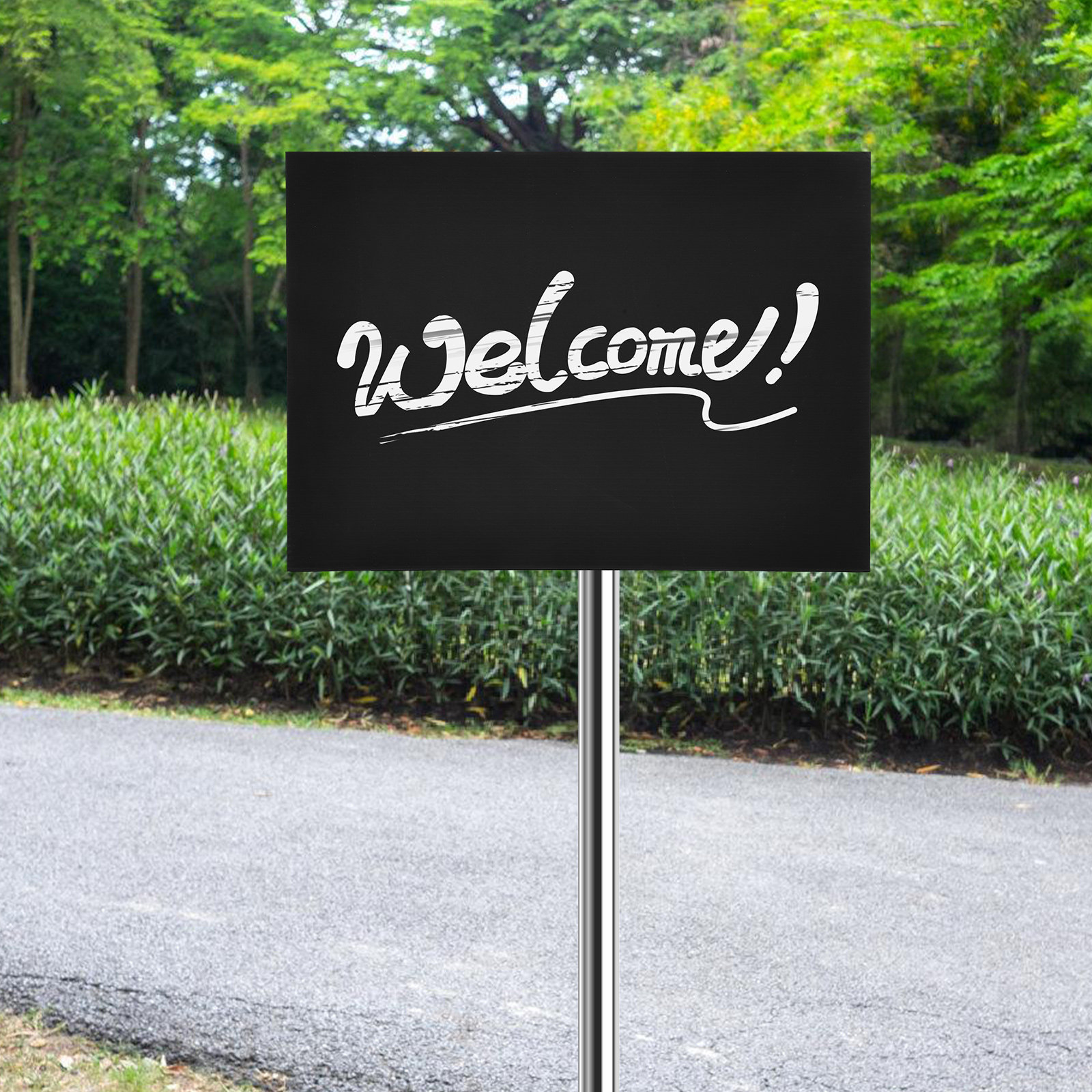 2Pcs Blank Yard Signs for Gard - Yard Sign Blank 评论和价格